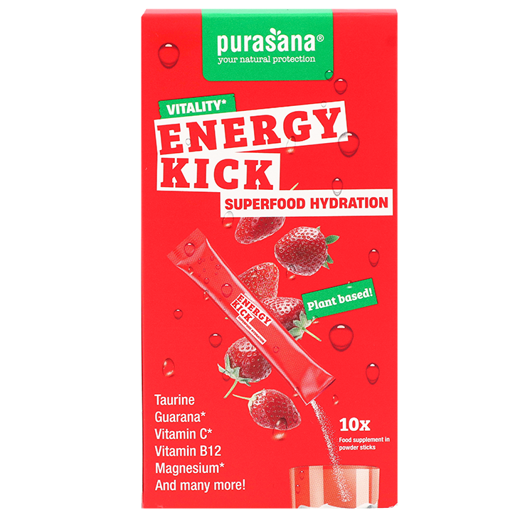 Purasana Energy Kick Superfood Hydration - 10 sticks