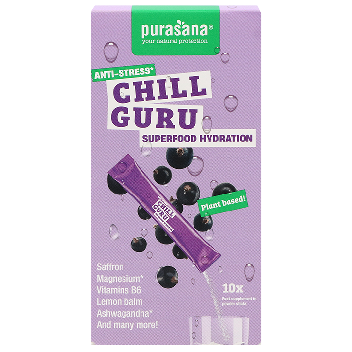 Purasana Chill Guru Superfood Hydration - 10 sticks