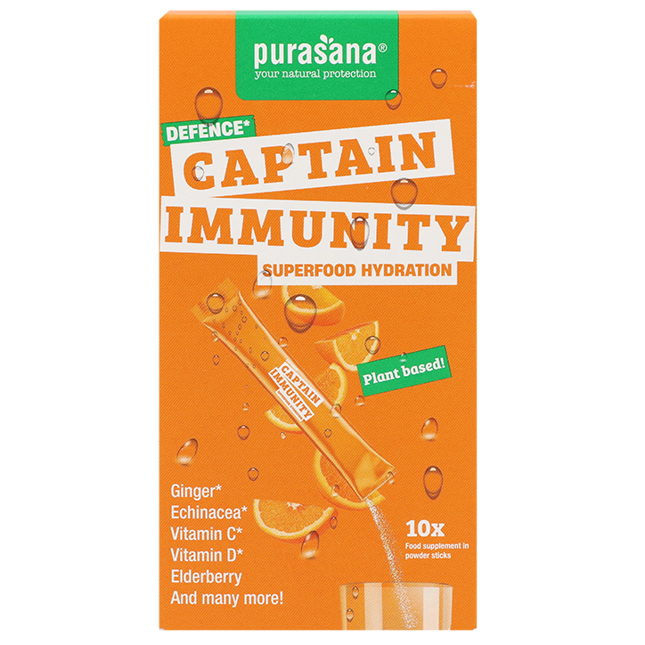 Purasana Captain Immunity Superfood Hydration - 10 sticks