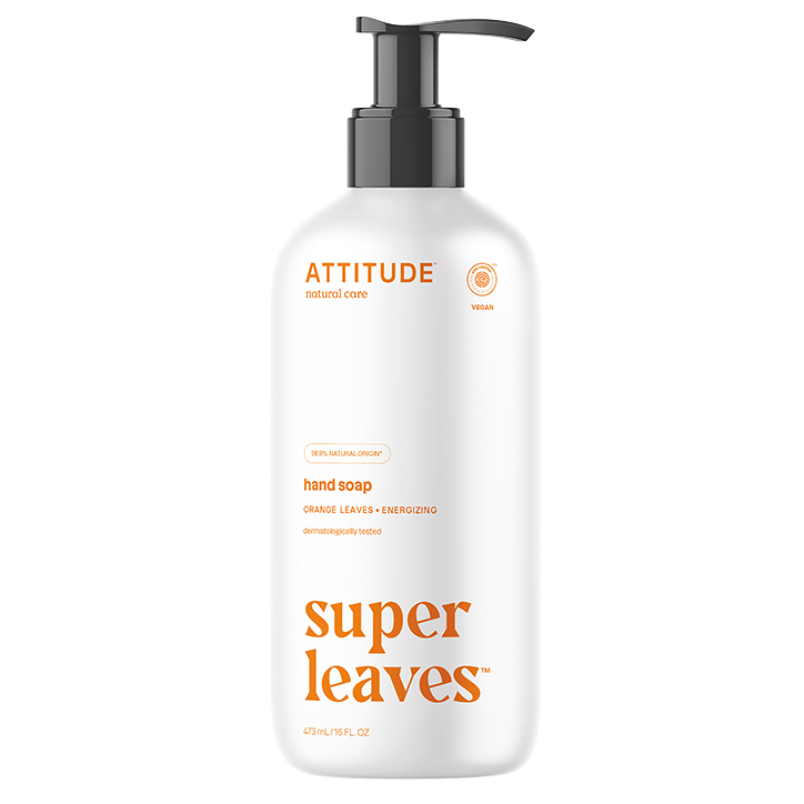 2e product 50% korting | Attitude Super Leaves Hand Soap Orange Blossom & Eucalyptus - 473ml