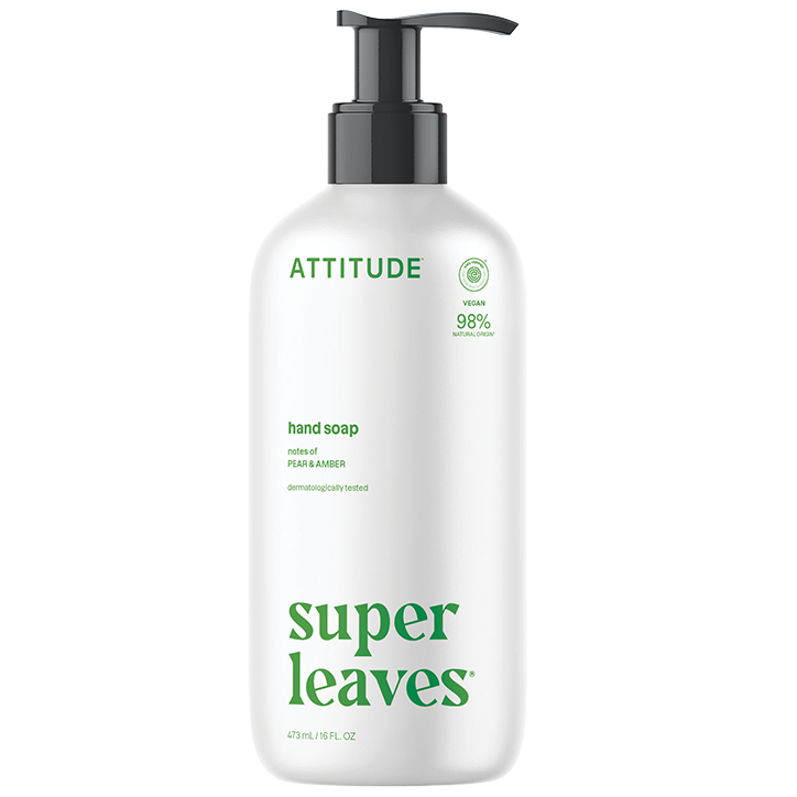 2e product 50% korting | Attitude Super Leaves Hand Soap Pear & Amber - 473ml
