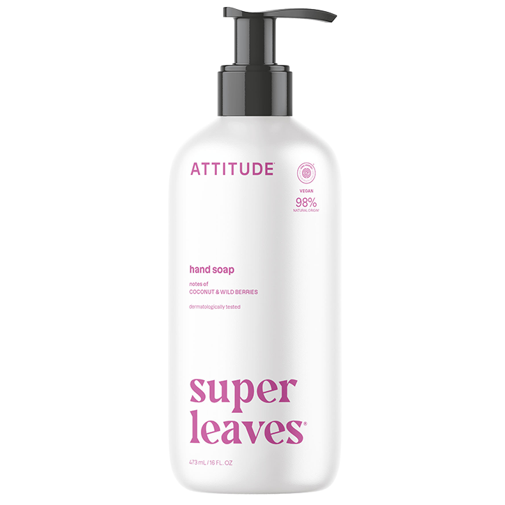 Attitude Super leaves Handzeep Coconut & Wild berries - 473ml