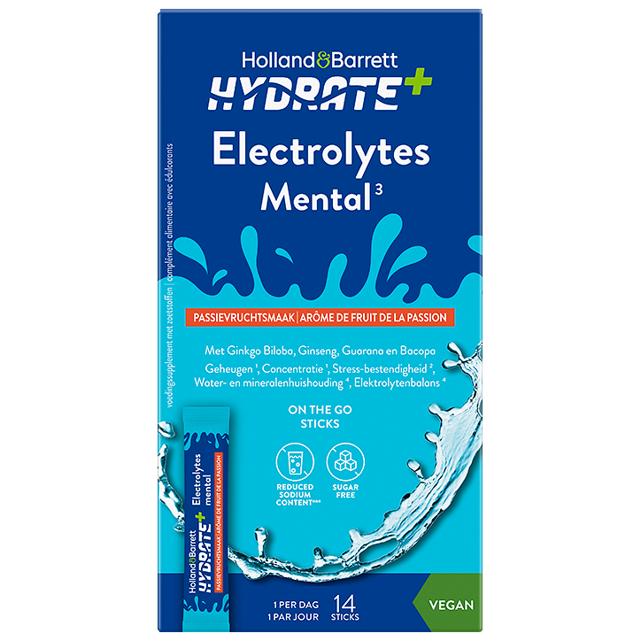 Holland & Barrett Hydrate+ Electrolytes Mental - 14 sticks