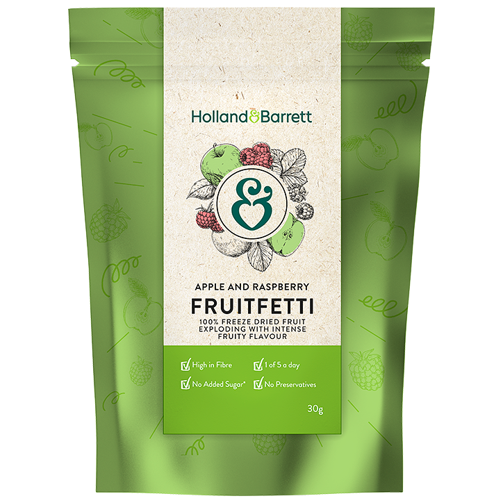 Holland & Barrett Raspberry & Apple Fruitfetti – 30g