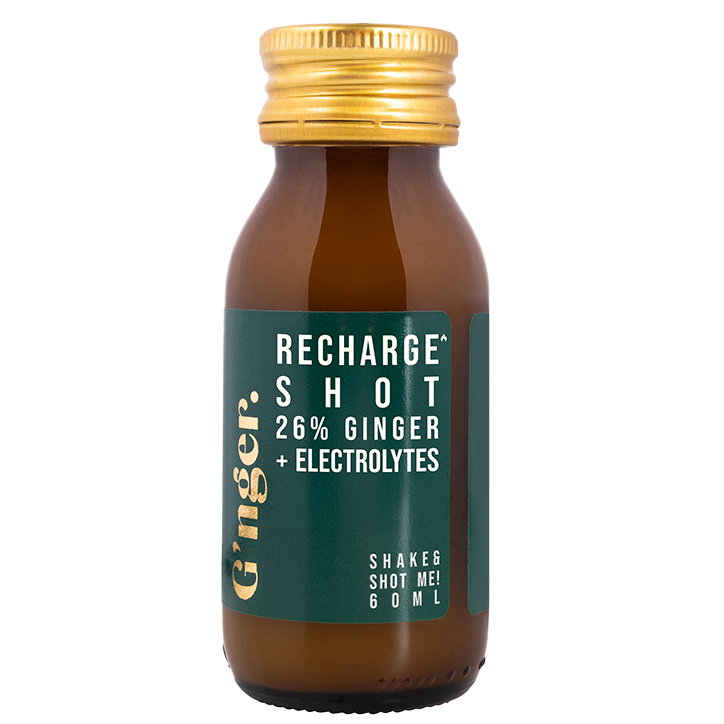 G’nger Recharge Shot 26% Gembersap + Elektrolyten - 60ml