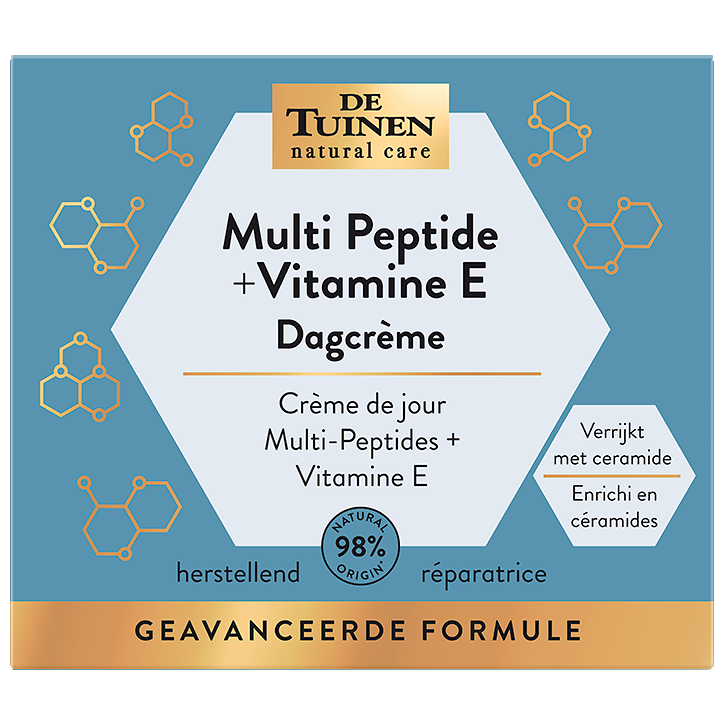 1+1 gratis | De Tuinen Multi Peptide + Vitamine E Dagcrème - 50ml