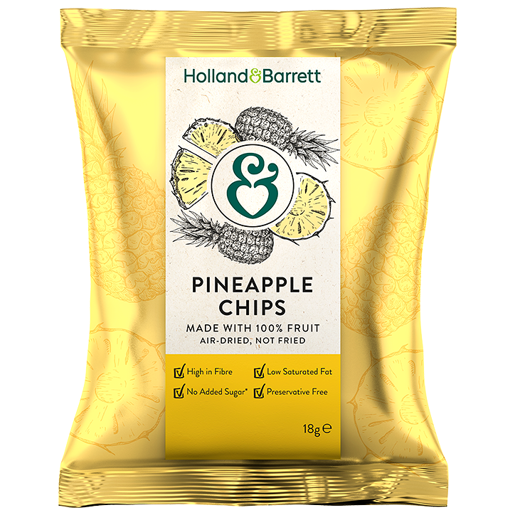 Holland & Barrett Pineapple Chips - 18g