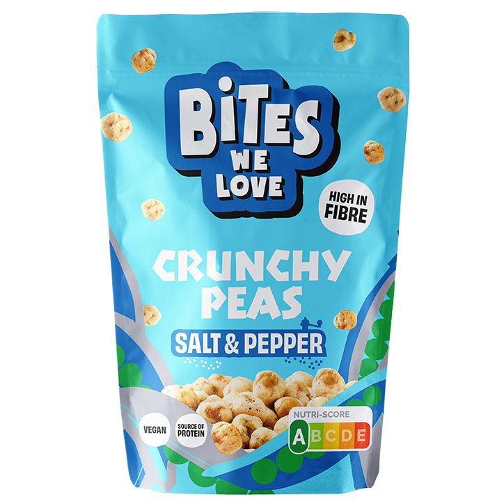 BitesWeLove Crunchy Peas Sea Salt & Black Pepper - 100g