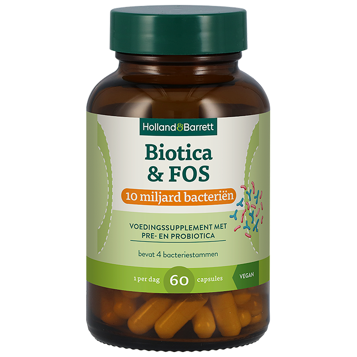 Holland & Barrett Biotica & FOS 3 miljard bacteriën - 60 capsules