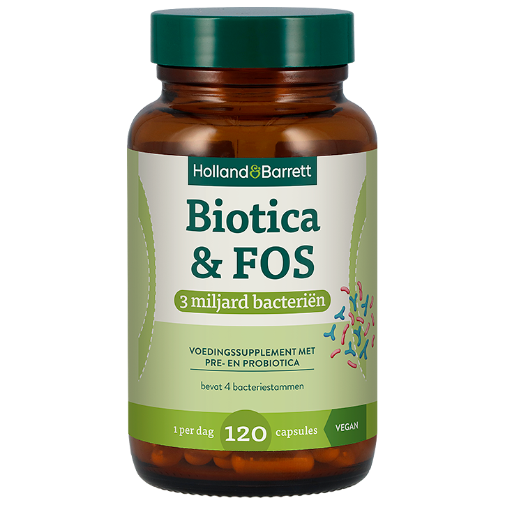 Holland & Barrett Biotica & FOS 3 miljard bacteriën - 120 capsules