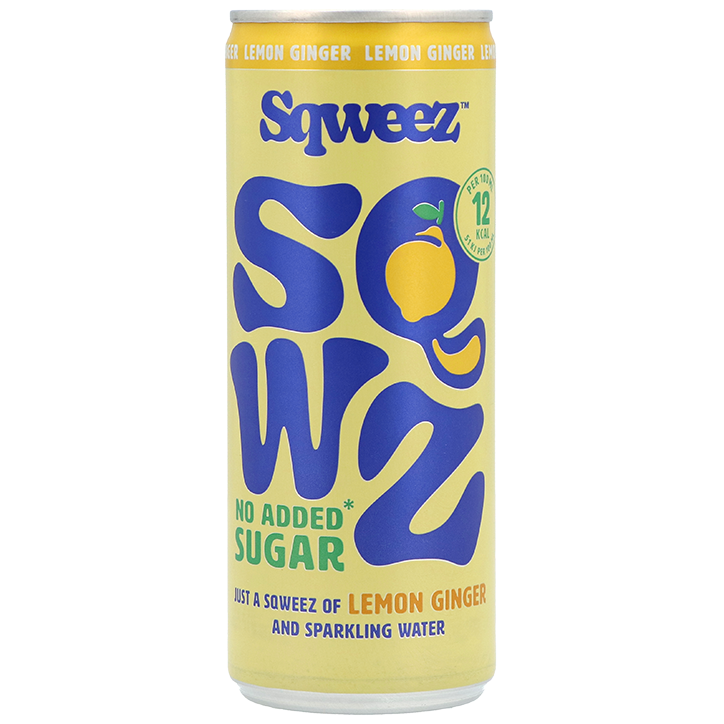 2e product 50% korting | Sqweez Lemon Ginger Soda - 250ml