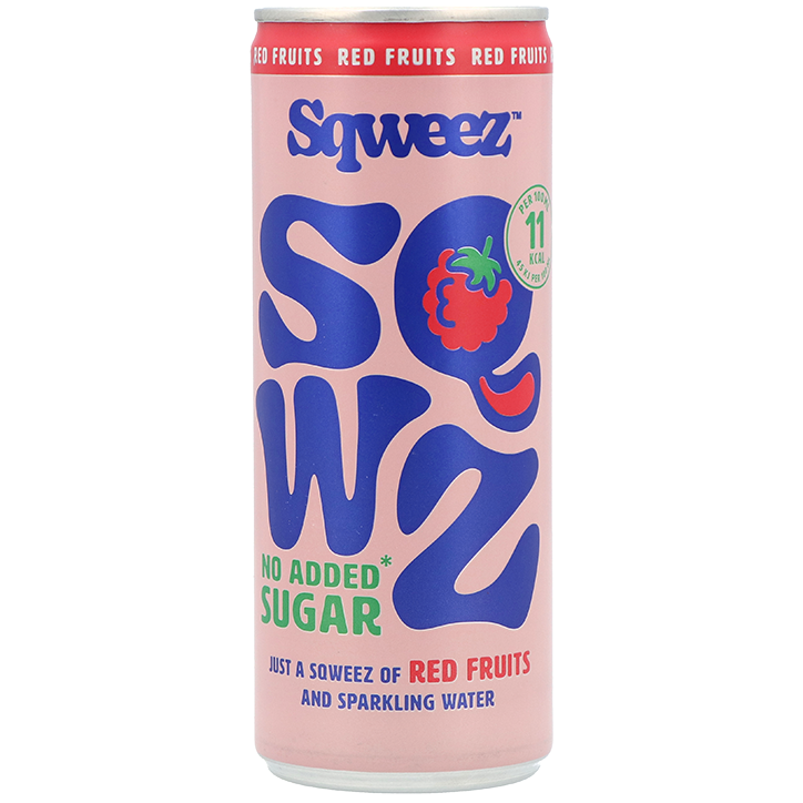2e product 50% korting | Sqweez Red Fruits Soda - 250ml