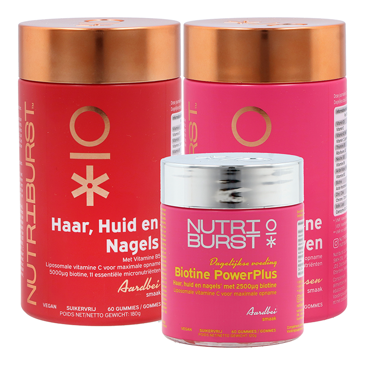 Nutriburst Gummies Bundel - Multivitamine + Beauty + Biotine