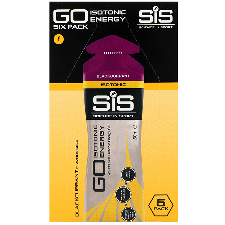 SiS GO Isotonic Energy Gel Blackcurrant - 6x60ml