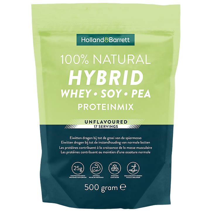 Holland & Barrett 100% Natural Hybrid Proteinmix Unflavoured - 500g