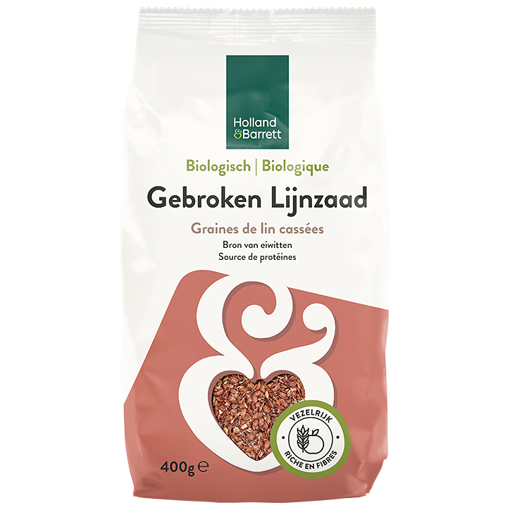 Holland & Barrett Biologisch Gebroken Lijnzaad - 400g