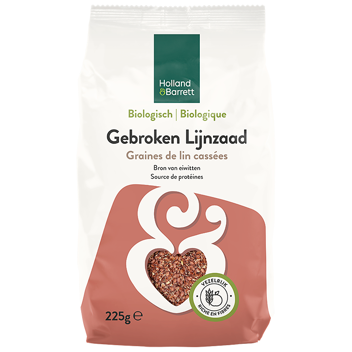 Holland & Barrett Biologisch Gebroken Lijnzaad - 225g
