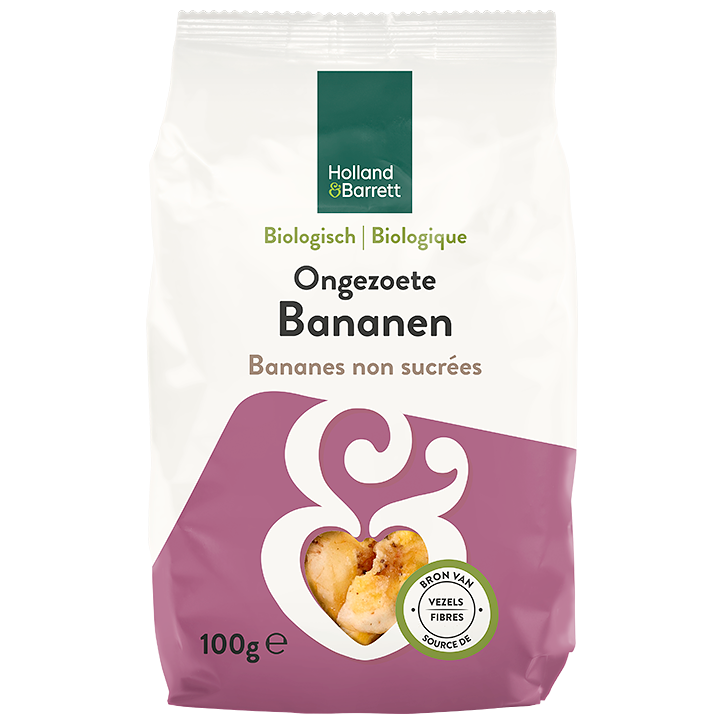Holland & Barrett Biologische Bananenchips - 100g