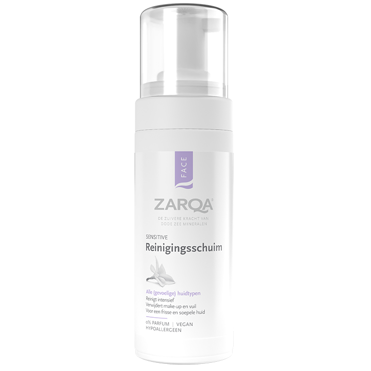 2e product 50% korting | ZARQA Reinigingsschuim Gezicht - 150ml