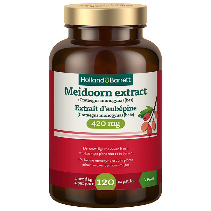 Holland & Barrett Meidoorn Extract 420 mg - 120 capsules