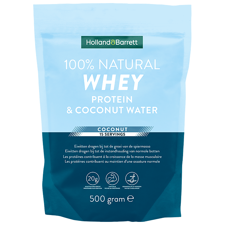 Holland & Barrett 100% Natural Whey Protein Coconut - 500g
