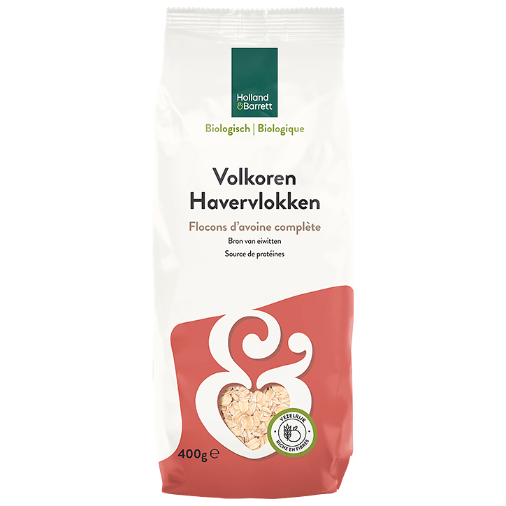 Holland & Barrett Biologische Volkoren Havervlokken - 400g