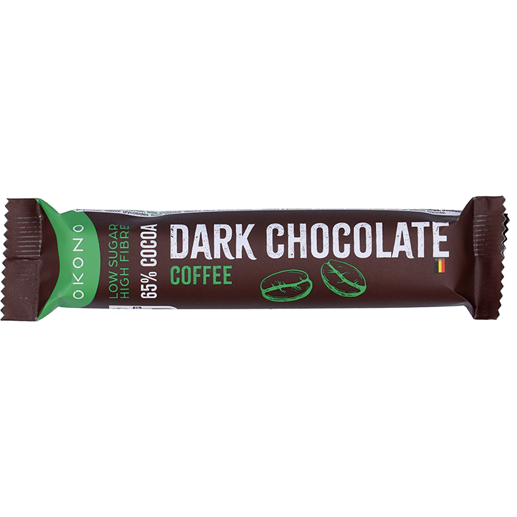 2e product 50% korting | Vegan | Okono Dark Chocolate Coffee - 35g