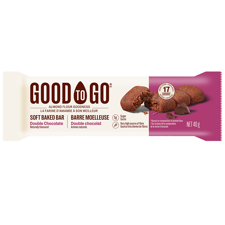 2e product 50% korting | Good To Go Soft Baked Bar Double Chocolate - 40g