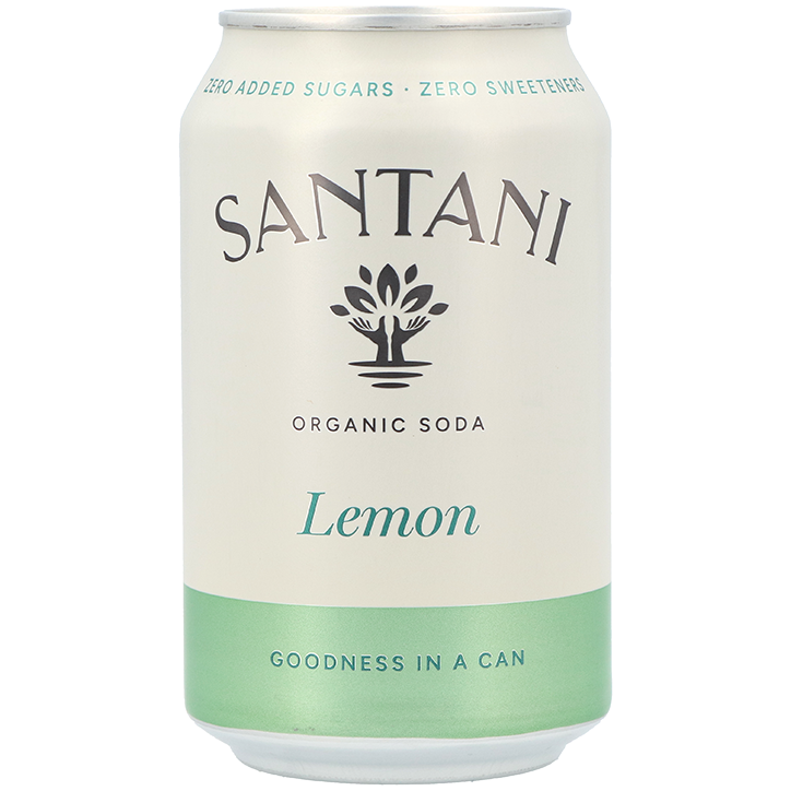 2e product 50% korting | Santani Organic Soda Lemon - 330ml