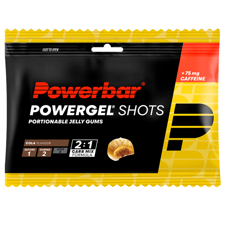 Powerbar PowerGel® Shots Gummies Cola + Cafeïne - 60g