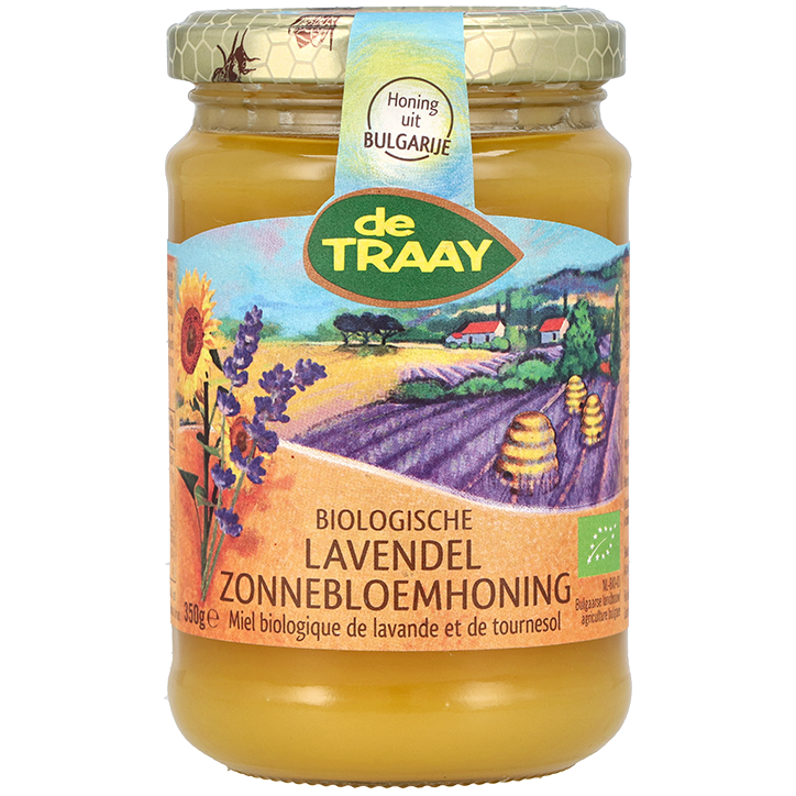 Online deals | De Traay Biologische Lavendel Zonnebloemhoning - 350g