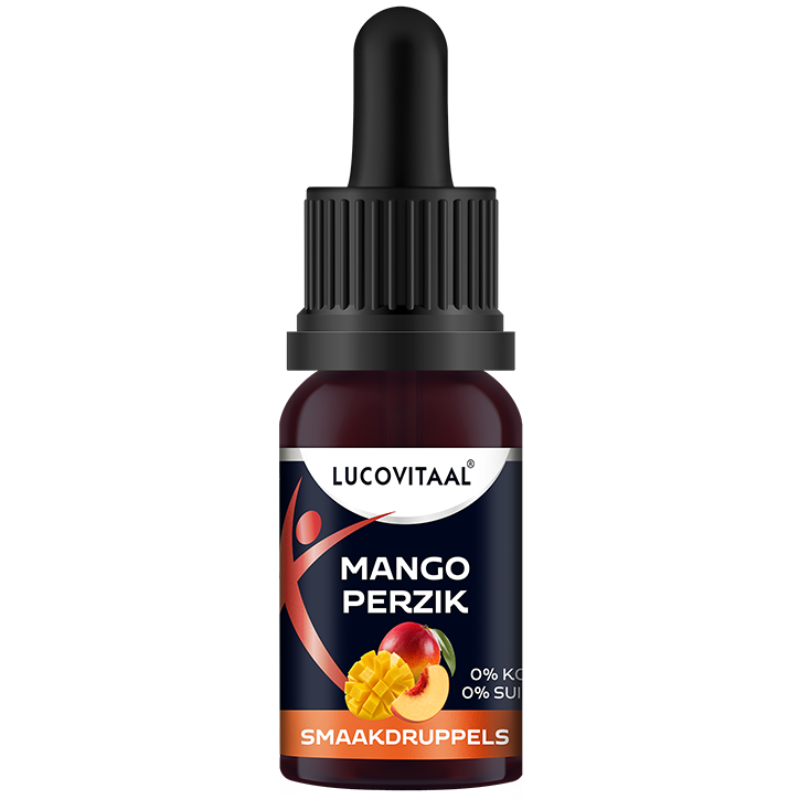 Lucovitaal Smaakdruppels Mango Perzik - 20ml