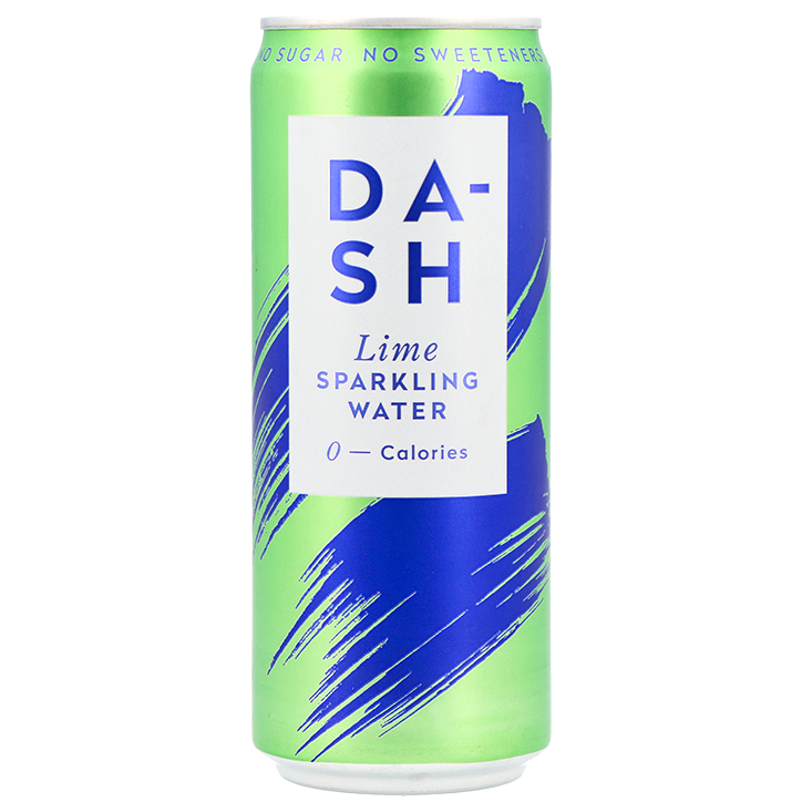 2e product 50% korting | DASH Sparkling Water Lime - 330ml