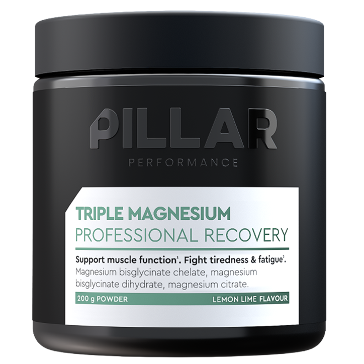 2e product 50% korting | PILLAR Performance Triple Magnesium Professional Recovery Poeder Citroen & Limoen - 200g