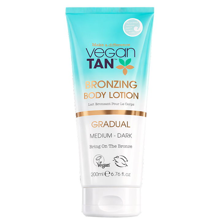 VeganTan Gradual Bronzing Body Lotion Medium to Dark - 200ml