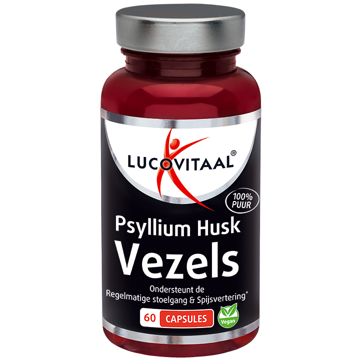 Lucovitaal Psyllium Husk Vezel - 60 capsules