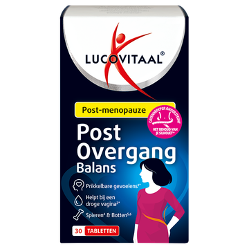 Lucovitaal 1+1 Post Overgang Balans - 30 tabletten — 30 stuks