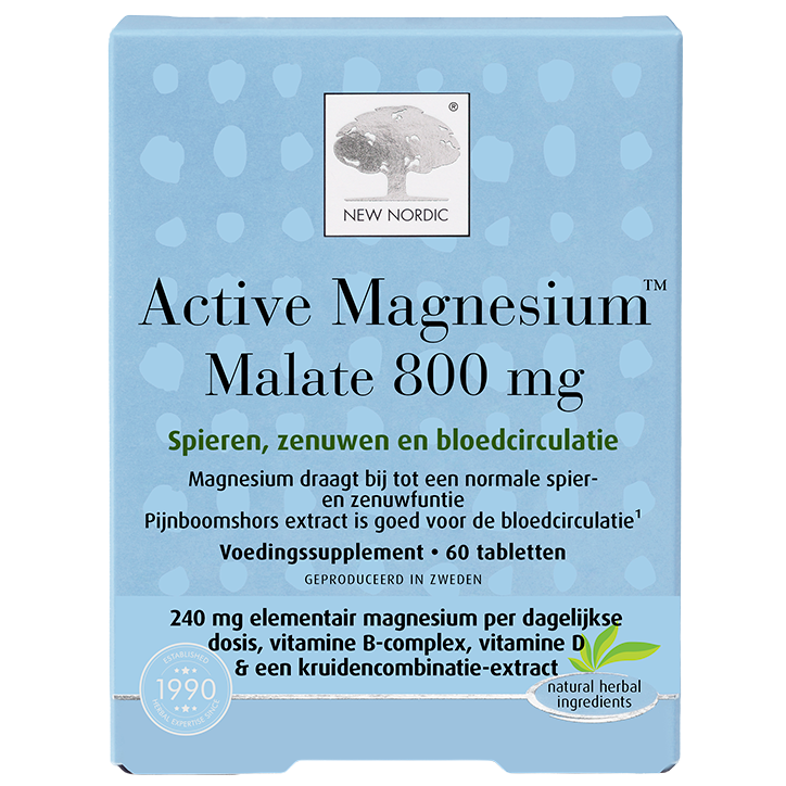 Online deals | New Nordic Active Magnesiumâ„¢ Malate 800 mg - 60 tabletten