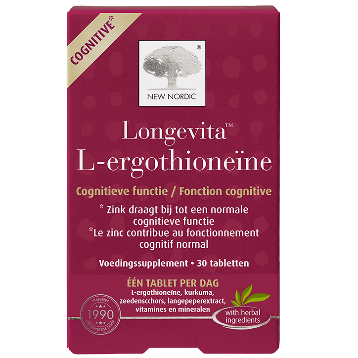 New Nordic Longevita™ L-Ergothioneine - 30 tabletten