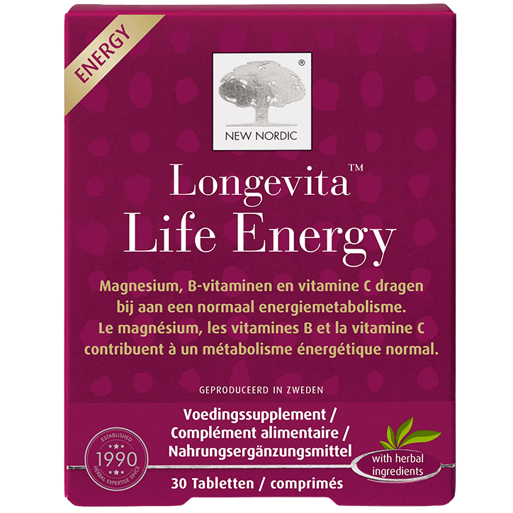 New Nordic Longevita Life Energy - 30 tabletten