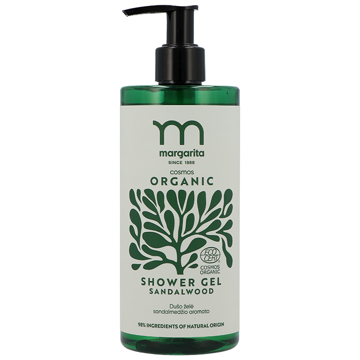 2e product 50% korting | Margarita Organic Douchegel Sandelhout - 400ml