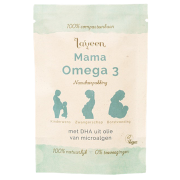 Laveen 2e product 50% korting Mama Omega 3 Navulverpakking - 30 softgels - 30 stuks