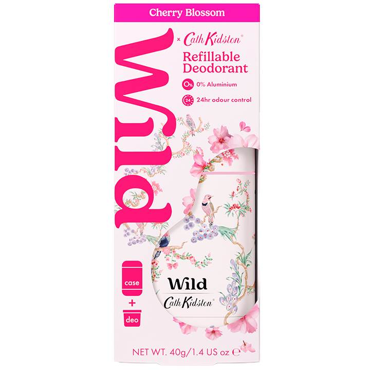 2e product 50% korting | Wild Deodorant Birds and Berries Cherry Blossom - 40g