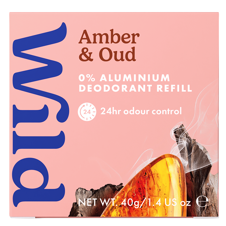 Wild Deodorant Amber & Oud Navulling - 40g