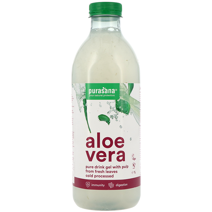 Purasana Aloë Vera Drink Gel met Pulp - 1l