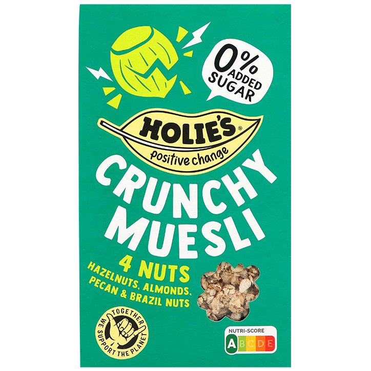 2e product 50% korting | Vegan | Holie's Crunchy Muesli Mixed Nuts - 400g