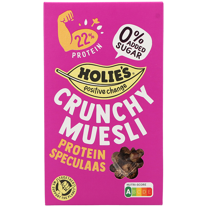 2e product 50% korting | Vegan | Holie's Crunchy Muesli Protein Speculaas - 400g