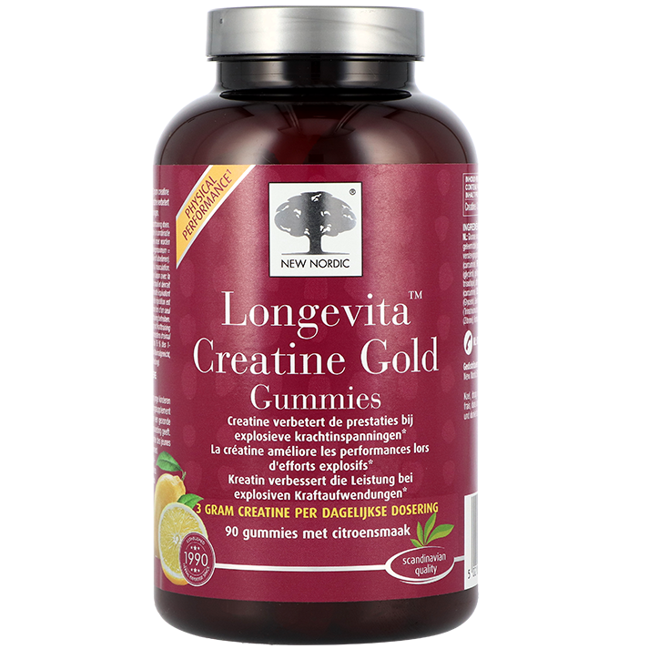 New Nordic Longevita™ Creatine Gold Gummies - 90 gummies