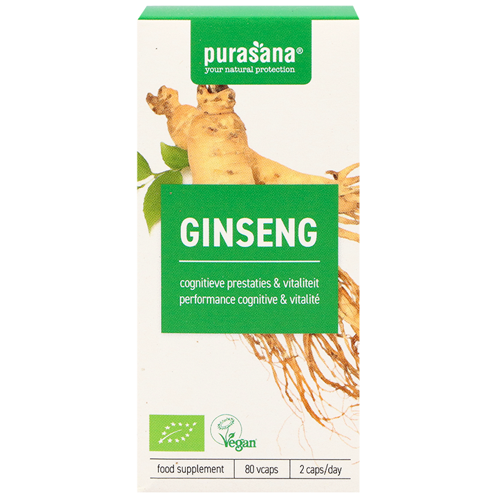 2e product 50% korting | Purasana Ginseng - 80 capsules