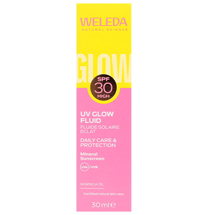 2e product 50% korting | Weleda UV Glow Mineral Sunscreen SPF30 - 30ml